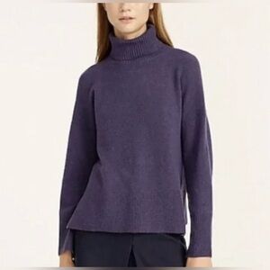 J Crew Turtleneck Sweater in Supersoft Merino Alpaca Yarn